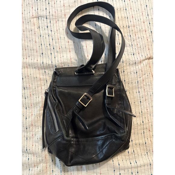 Rag & Bone Field Black Lambskin Leather Backpack main image 2